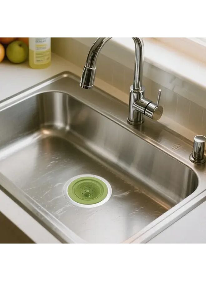 مصفاة تصريف سيليكون مضادة للانسداد سوداء، مصيدة للشعر، مزيلة للروائح للبالوعة وحوض الاستحمام والدش - Image 3